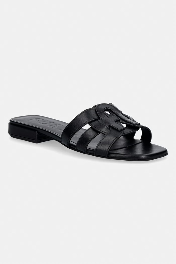 Furla papuci pentru femei, din piele Summer negru YL22SUM.Y62000.O6000