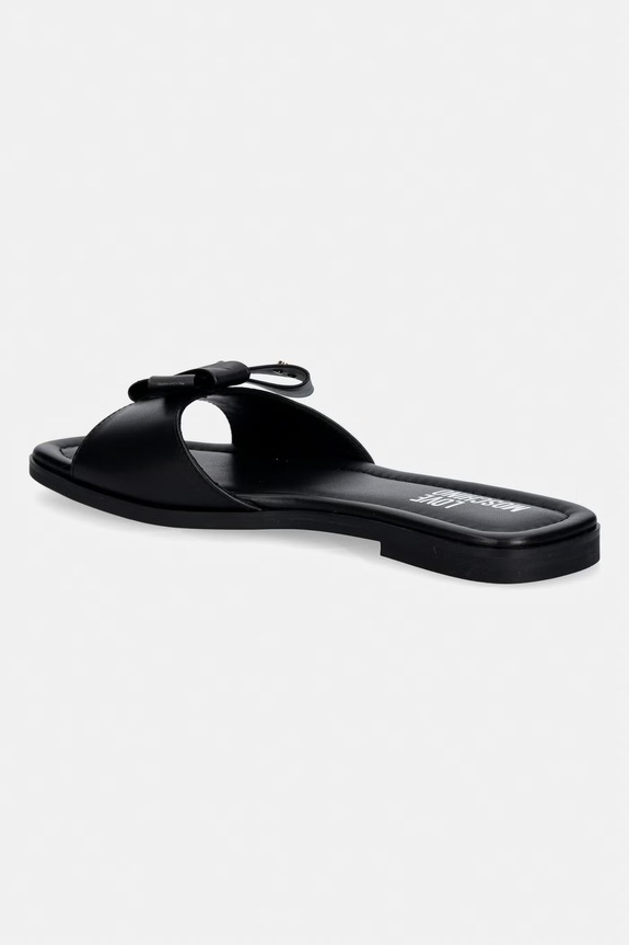 Cipők Love Moschino papucs női bőr JA28142G0OIE0000 fekete