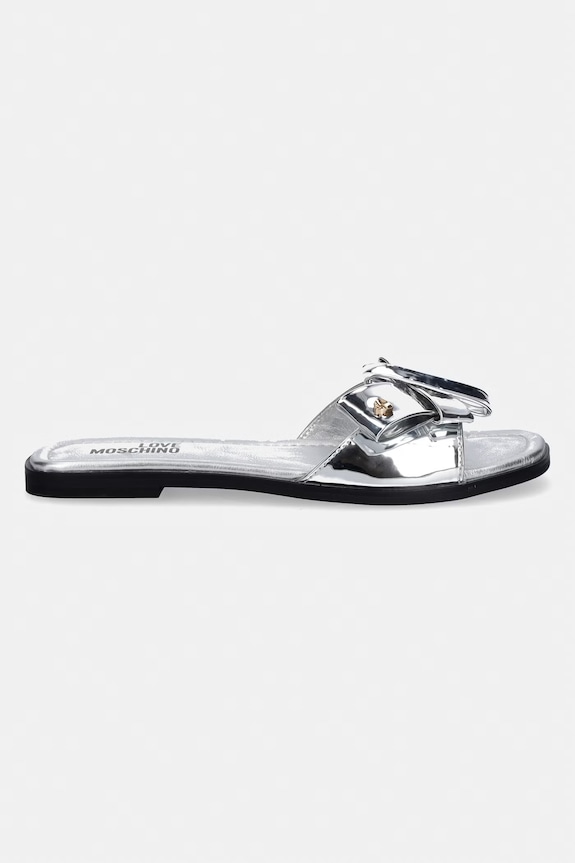 Love Moschino női papucs JA28142G0OJE090B ezüst SS26