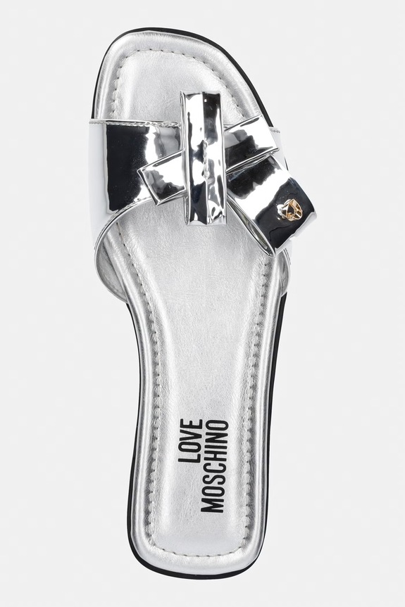 Love Moschino női papucs ezüst JA28142G0OJE090B
