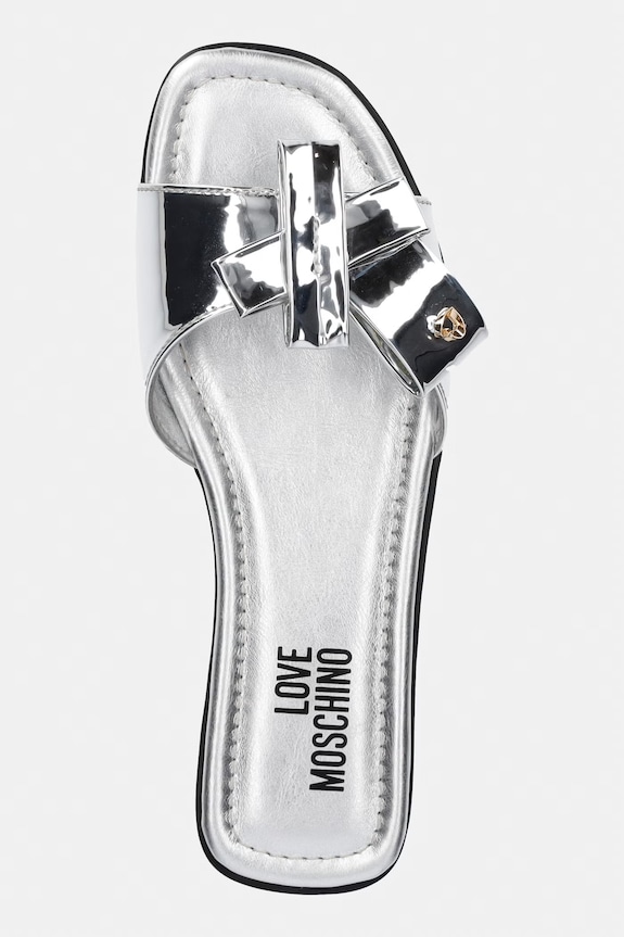 Love Moschino női papucs ezüst JA28142G0OJE090B