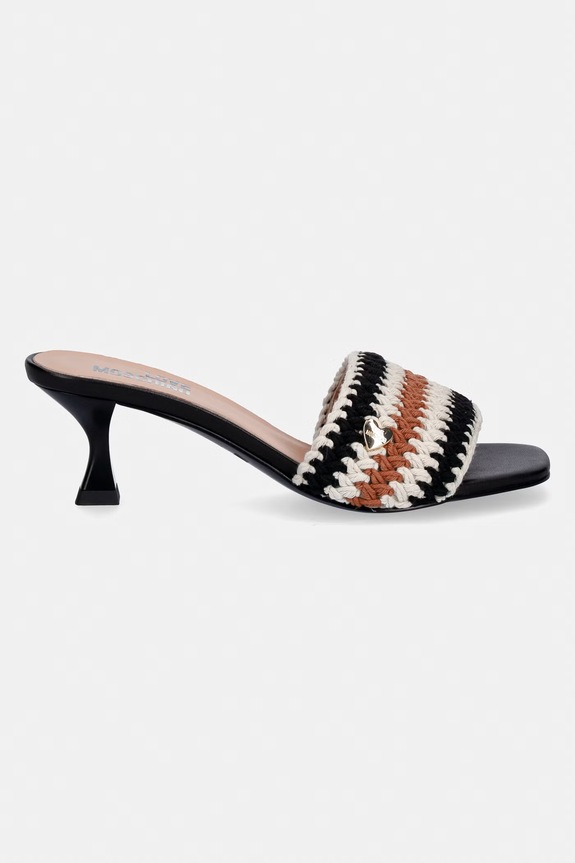 Love Moschino Papucs alacsony sarkú női JA28225G0OJQA00A fekete SS26