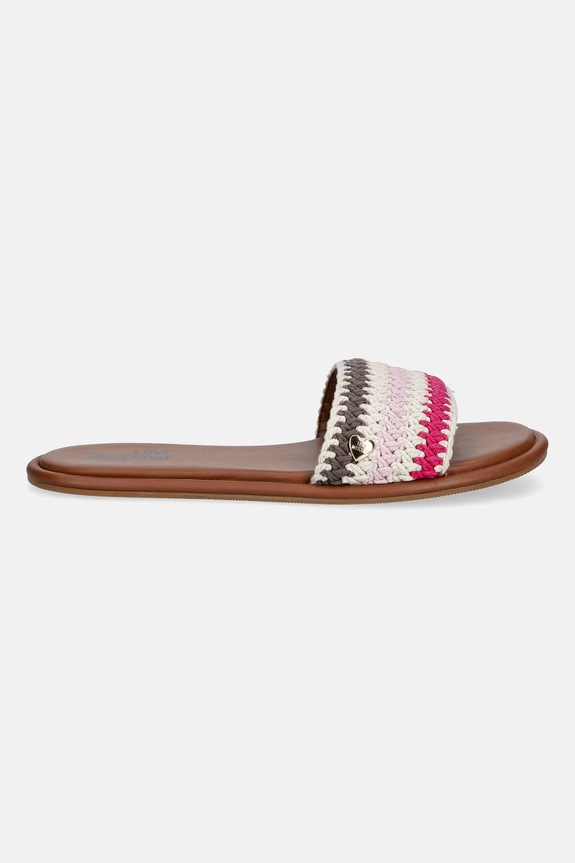 Love Moschino papucs női JA28242G0OJQB20A bézs SS26