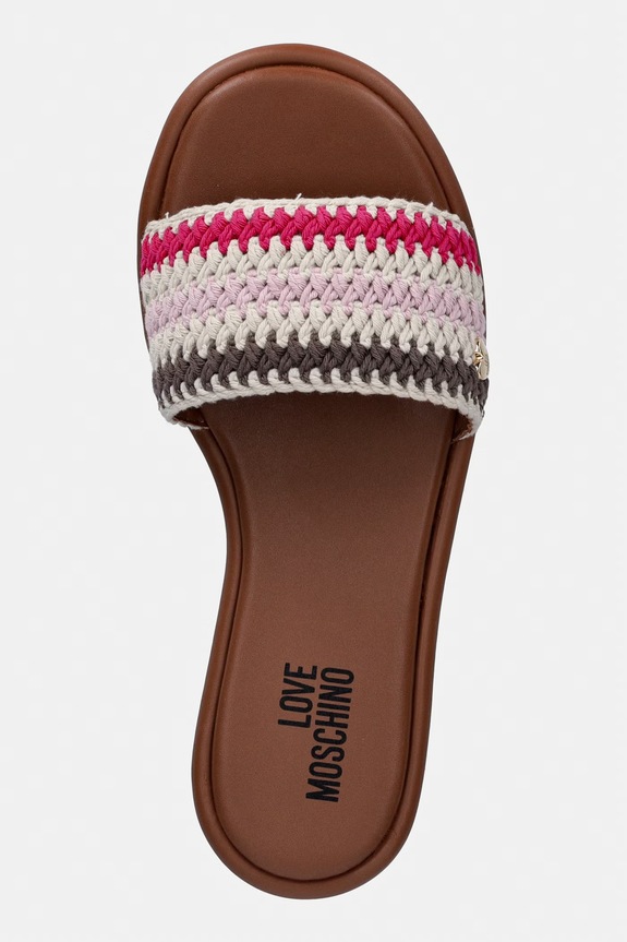 Love Moschino papucs női bézs JA28242G0OJQB20A