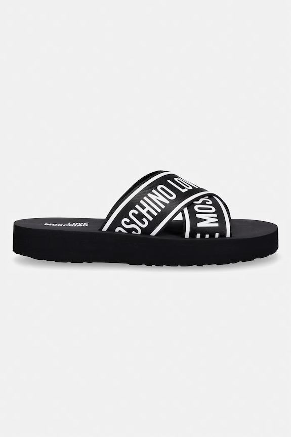 Love Moschino papucs női JA28334G0OIX7000 fekete SS26