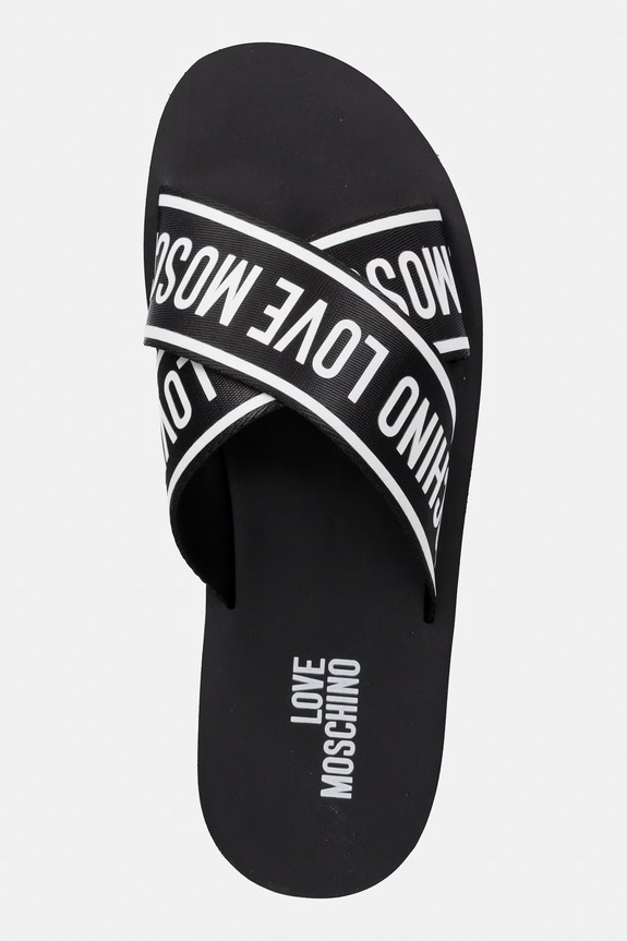 Love Moschino papucs női fekete JA28334G0OIX7000