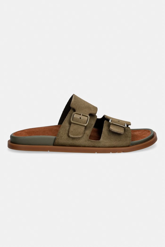 Camper natikače za žene od brušene kože Lluc Sandal K201881.006 zelena SS26