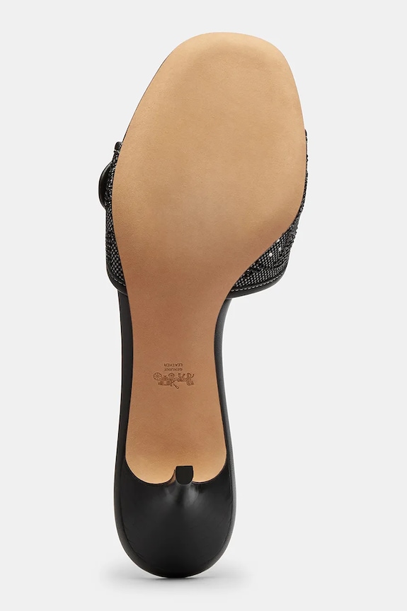 Coach papuci cu toc cui pentru femei, din piele MARGOT CCM11.BLK negru