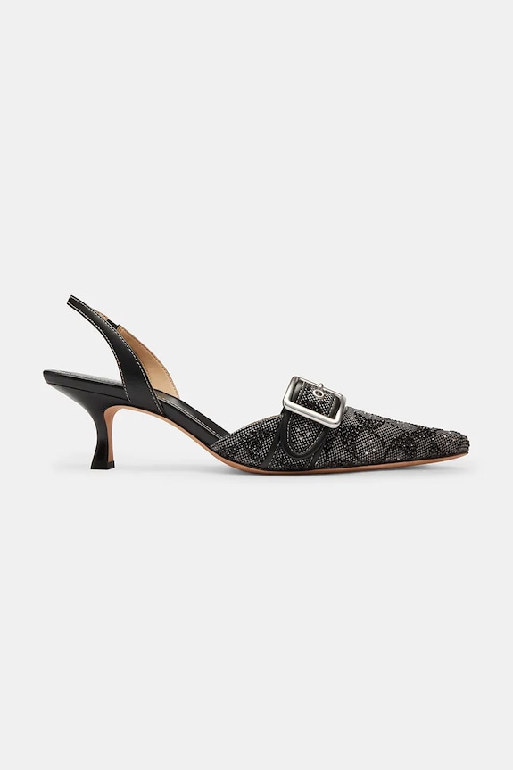 Coach stiletto din piele negru CCV94.BLK