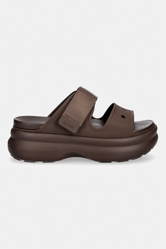 Crocs Soho шлёпанцы на платформе для женщин 212861.21Q коричневый SS26