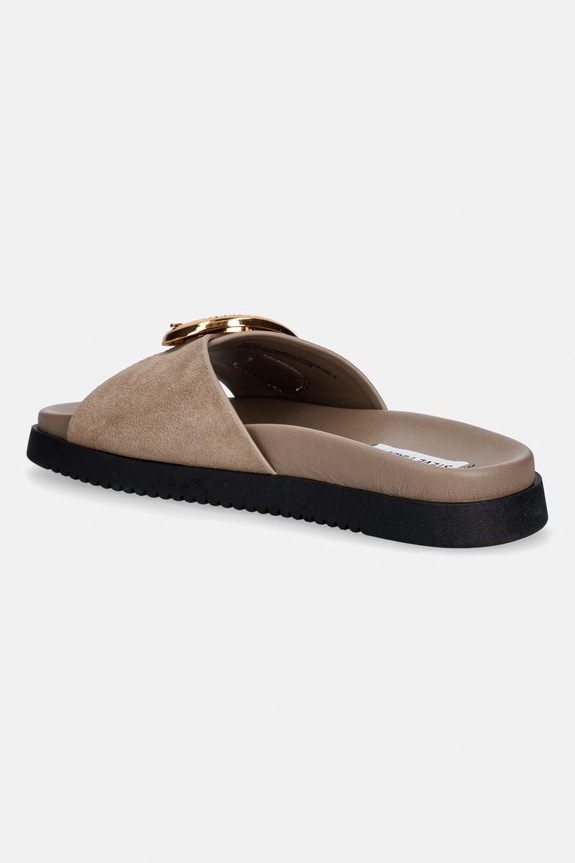 Încălțăminte Steve Madden papuci pentru femei, din piele întoarsă Mistify 11005536.275 bej