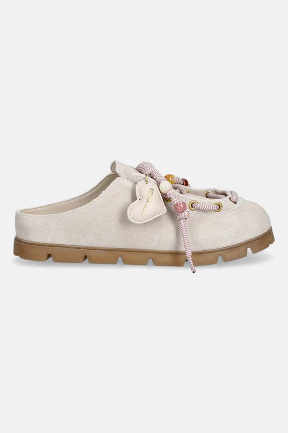 Steve Madden papuci pentru femei, din piele întoarsă Truelove 11005538.947 bej SS26