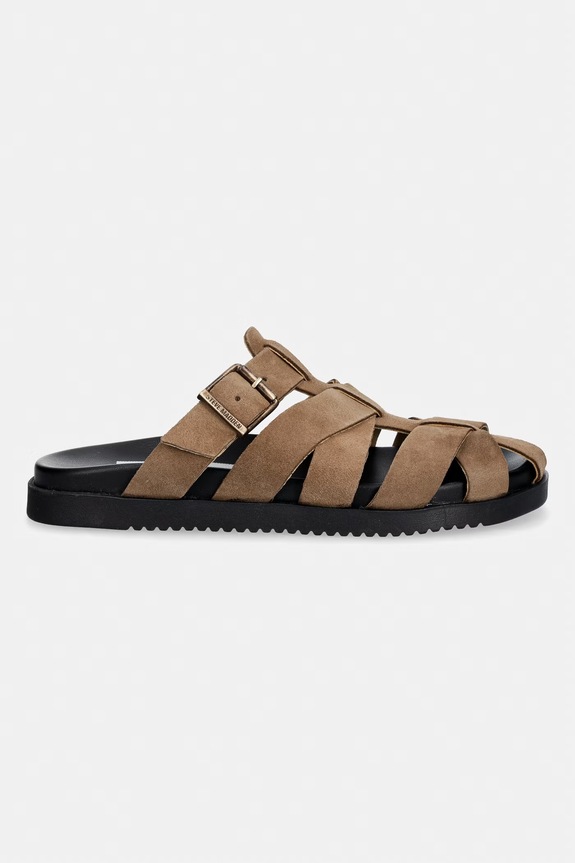 Steve Madden natikači z zaprtimi prsti ženski nubukovi Mamba 11005365.275 bež SS26