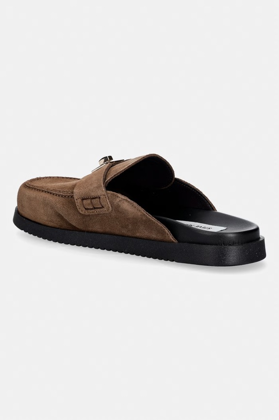 Încălțăminte Steve Madden papuci de damă din piele întoarsă Megg 11005393.275 maro