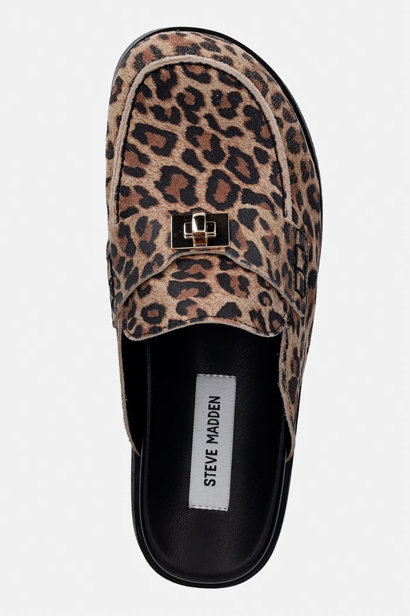 Steve Madden шльопанці із закритими пальцями жіночі нубукові Megg коричневий 11005393.96L