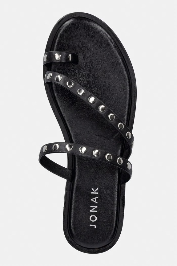 Jonak σαγιονάρες Γυναικεία δερμάτινες WICKET μαύρο 3800348.26