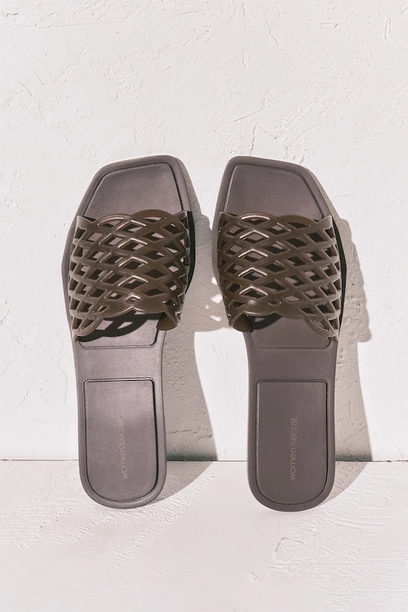 women'secret šľapky dámske 5163230-31 hnedá 5163230.31