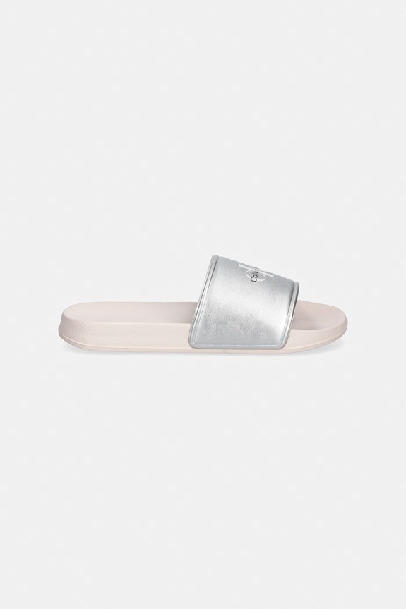 Calvin Klein Jeans gyerek uszodai papucs V3A0.83268 rózsaszín SS26