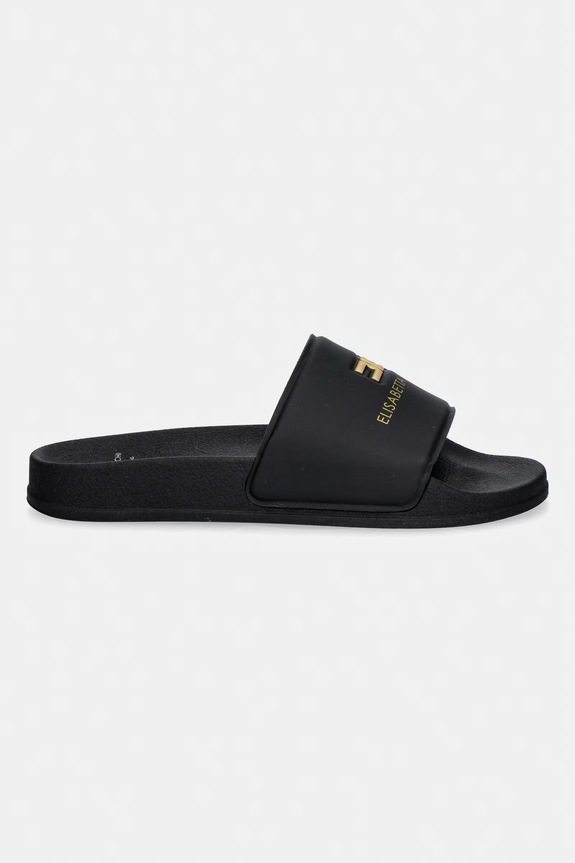 Дитячі шльопанці Elisabetta Franchi F4A0.E0607.35.38 чорний SS26