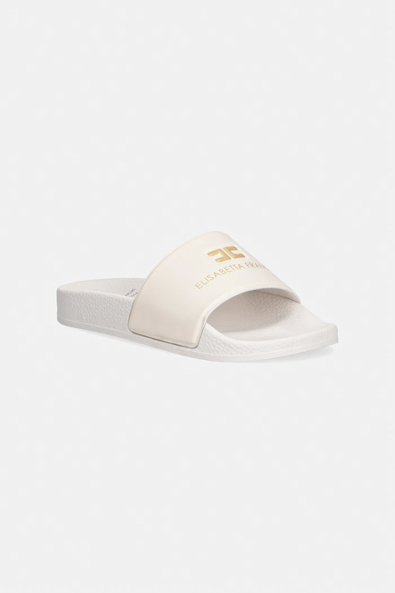 Elisabetta Franchi klapki dziecięce beżowy F4A0.E0607.29.34