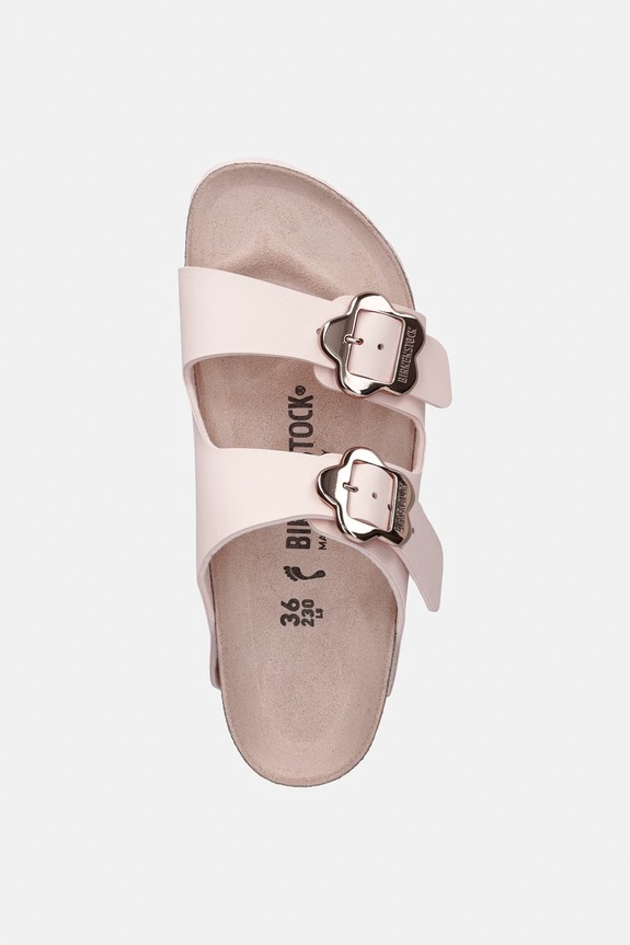 Birkenstock papuci copii Arizona Kids Flower Buc. BF roz 1031703.36.39