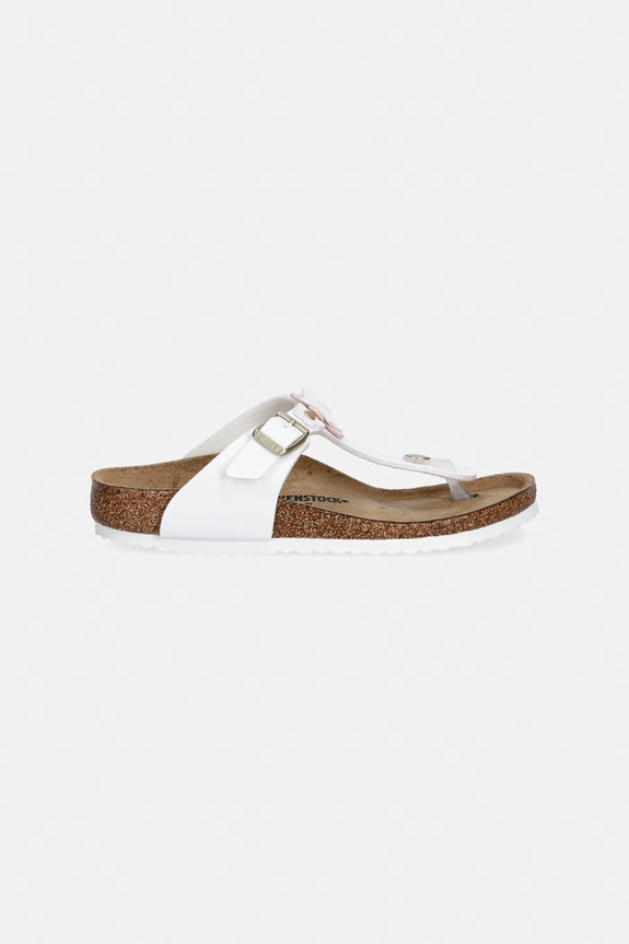 Birkenstock japanke za djecu Gizeh Kids Flowers BF 1029532.34.35 bijela SS26