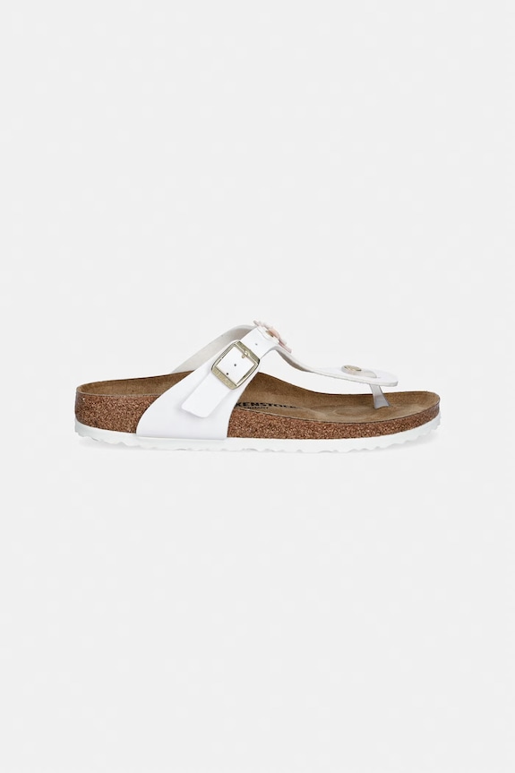 Birkenstock șlapi copii Gizeh Kids Flowers BF 1029532.36.39 alb SS26