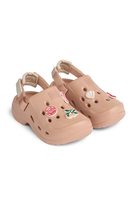 Παιδικές παντόφλες Liewood Milas Sandals LW19659.G.PPY2 ροζ SS26