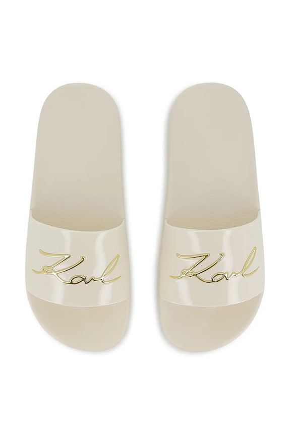 Karl Lagerfeld șlapi copii bej Z31174.36.39