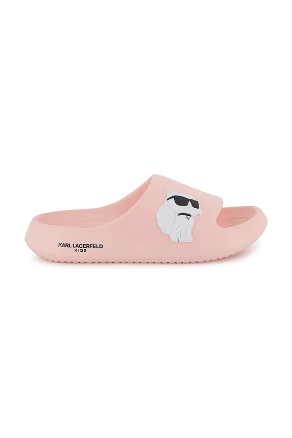 Karl Lagerfeld șlapi copii Z31172.37.39 roz SS26