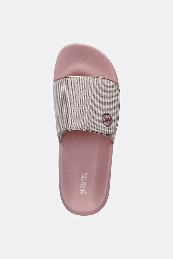 Detské šľapky Michael Kors JETT DARBY ružová MK04190731