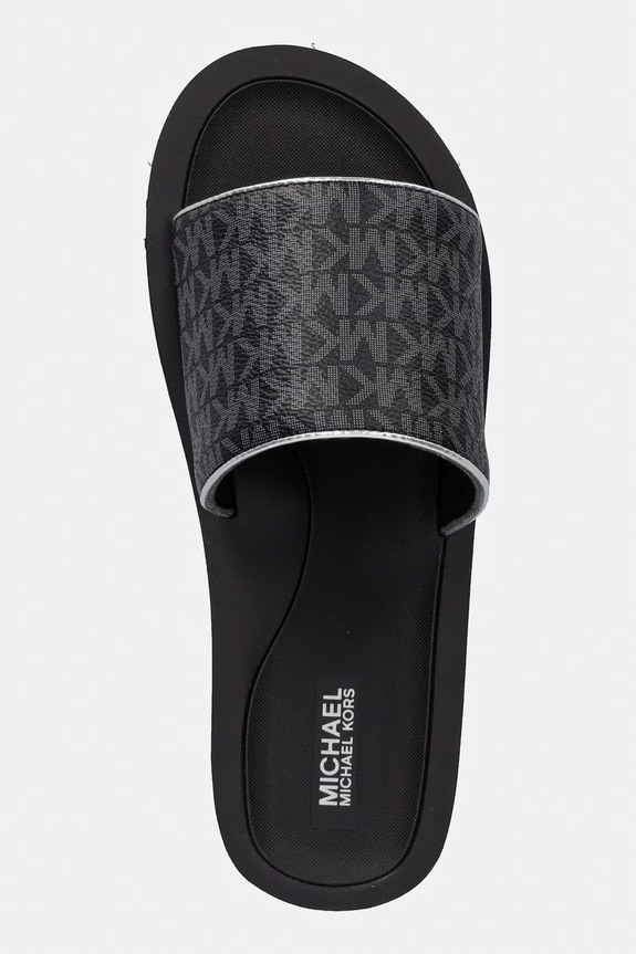 Michael Kors klapki dziecięce TEAGAN MERRICK 2 czarny MK03823001