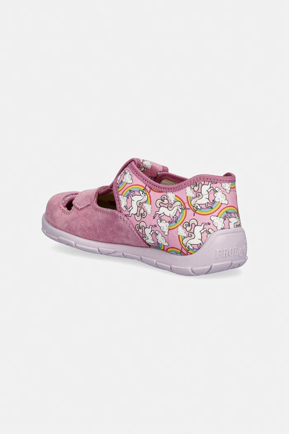 Fete Froddo papuci copii CLASSIC SLIPPERS G1700412.25.27.G roz