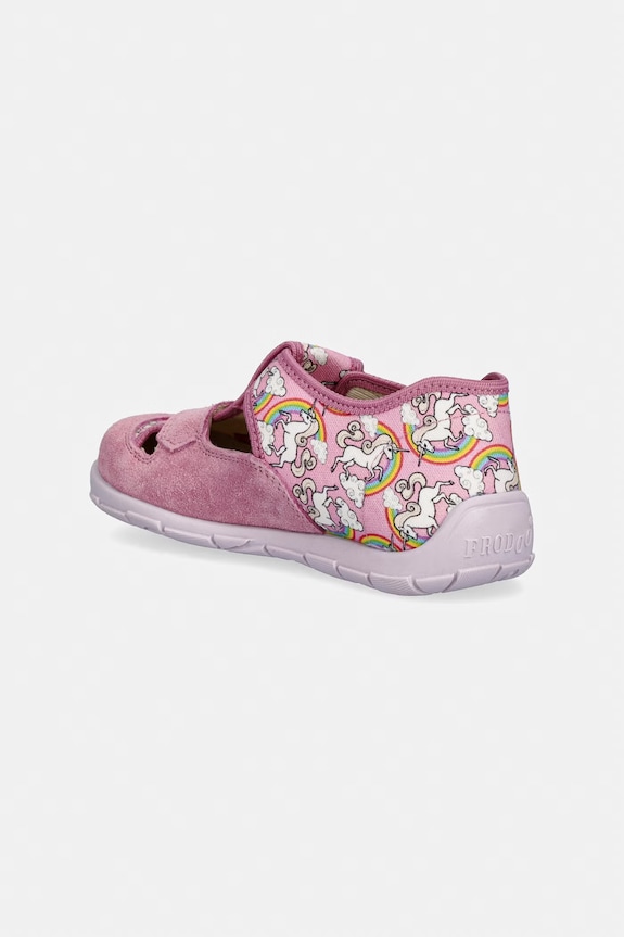 Fete Froddo papuci copii CLASSIC SLIPPERS G1700412.25.27.G roz