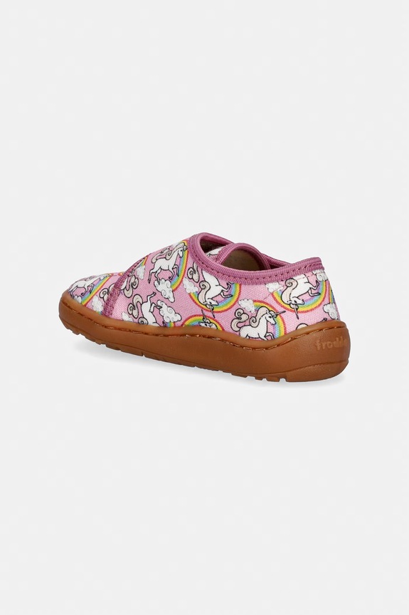 Djevojčice Dječje papuče Froddo BAREFOOT SLIPPERS G1700438.20.24.G roza