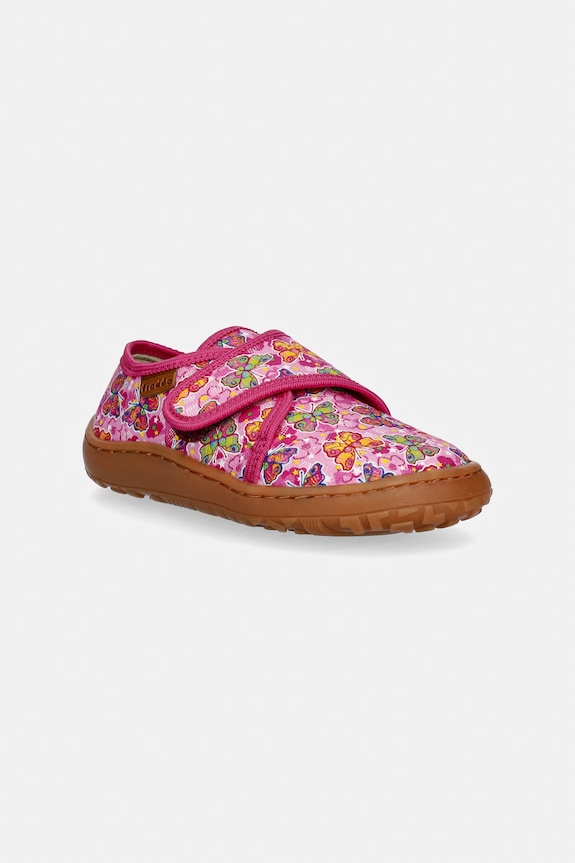 Detské papuče Froddo BAREFOOT SLIPPERS ružová G1700438.20.24.G