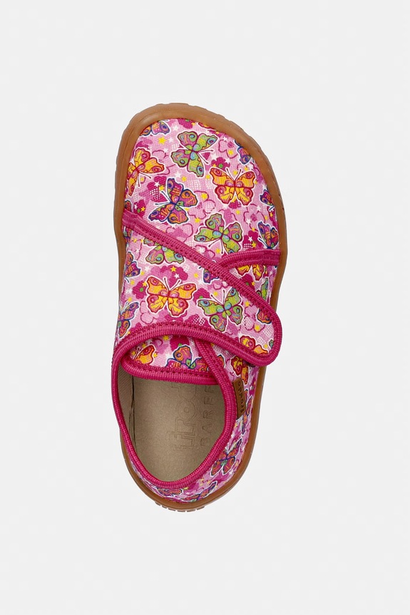 Detské papuče Froddo BAREFOOT SLIPPERS ružová G1700438.20.24.G