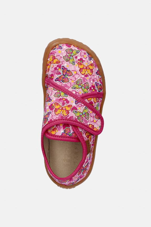 Detské papuče Froddo BAREFOOT SLIPPERS ružová G1700438.20.24.G