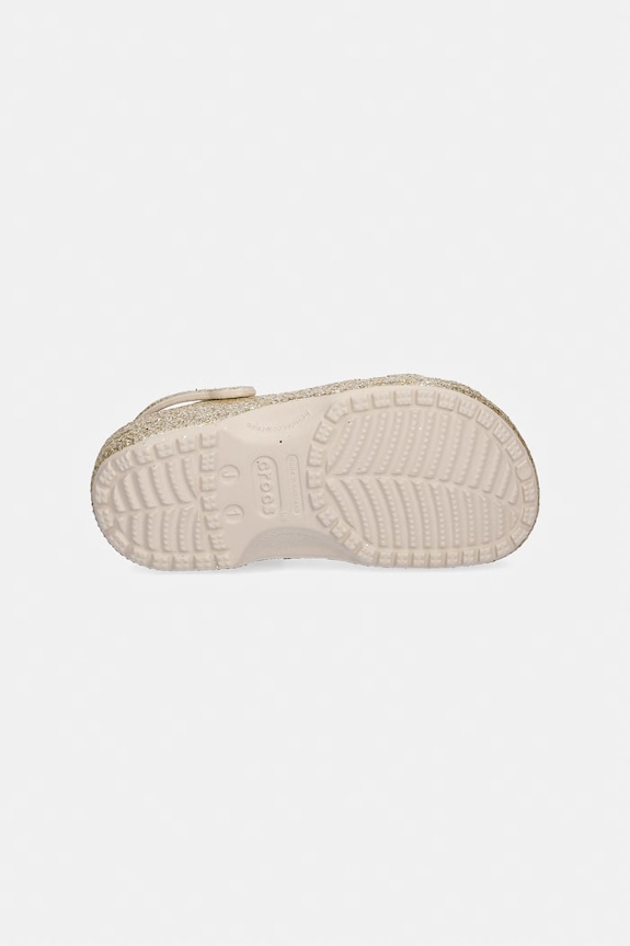 Detské šľapky Crocs CLASSIC CHUNKY GLITTER CLOG K 211939.CROCS.CLASSIC.CH zlatá