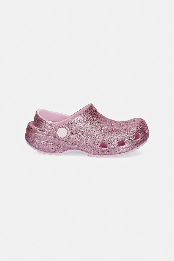 Crocs șlapi copii CLASSIC CHUNKY GLITTER CLOG K 211939.CROCS.CLASSIC.CH roz SS26
