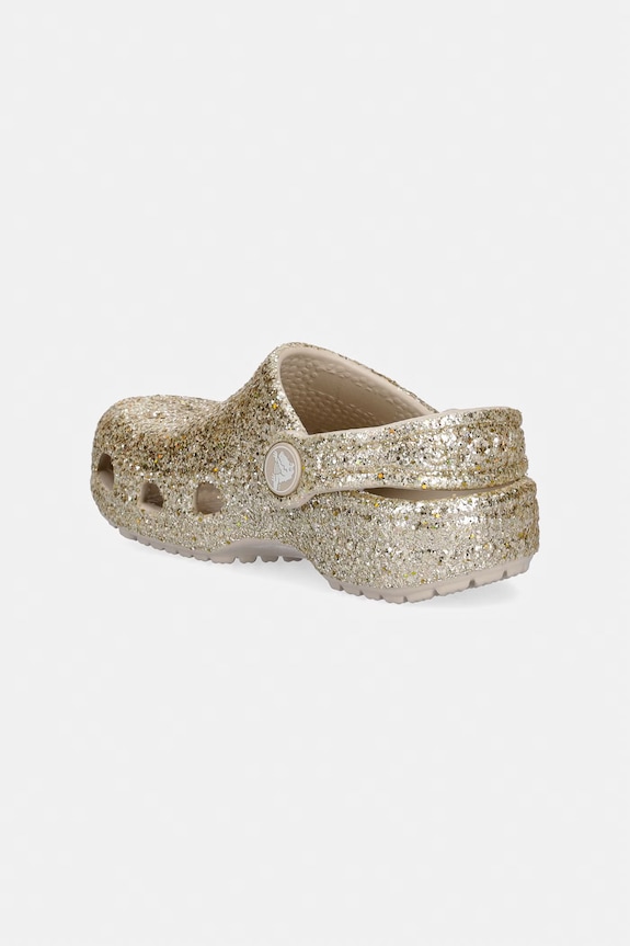 Dievča Detské šľapky Crocs CLASSIC CHUNKY GLITTER CLOG T 211940.CROCS.CLASSIC.CH zlatá