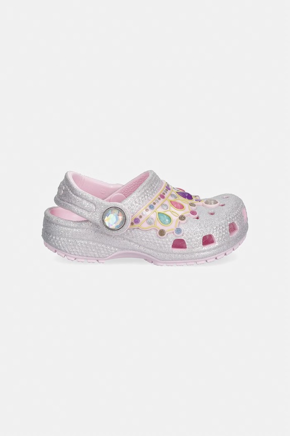 Crocs papuci cu degetele acoperite copii CLASSIC IAM PRINCESS CLOG T 212516.CROCS.CLASSIC.IA roz SS26