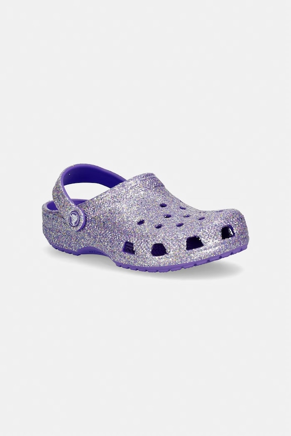 Crocs șlapi copii CLASSIC FANTASY GLITTER CLOG K violet 212561.CROCS.CLASSIC.FA