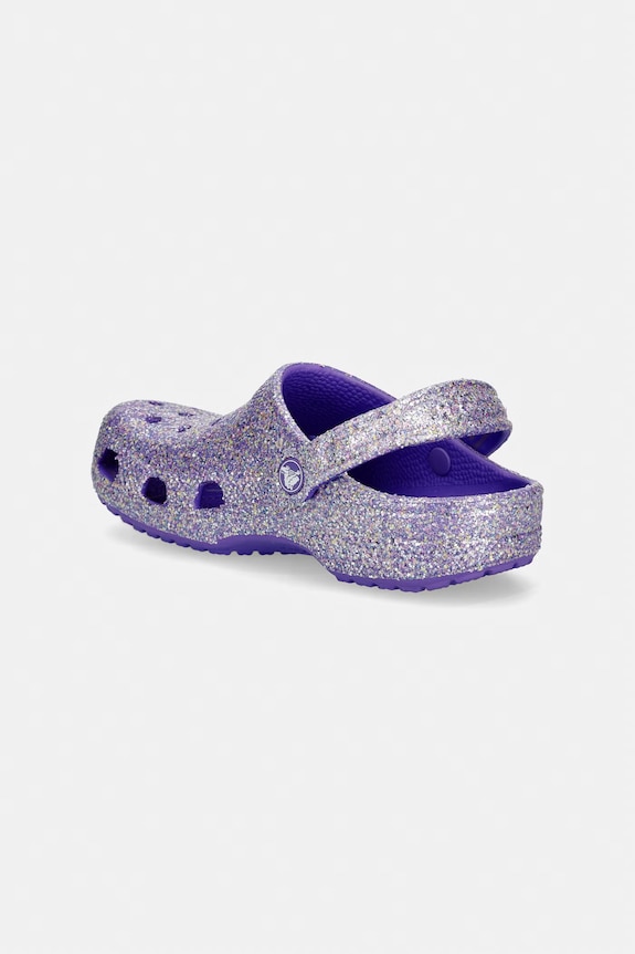 Fete Crocs șlapi copii CLASSIC FANTASY GLITTER CLOG K 212561.CROCS.CLASSIC.FA violet
