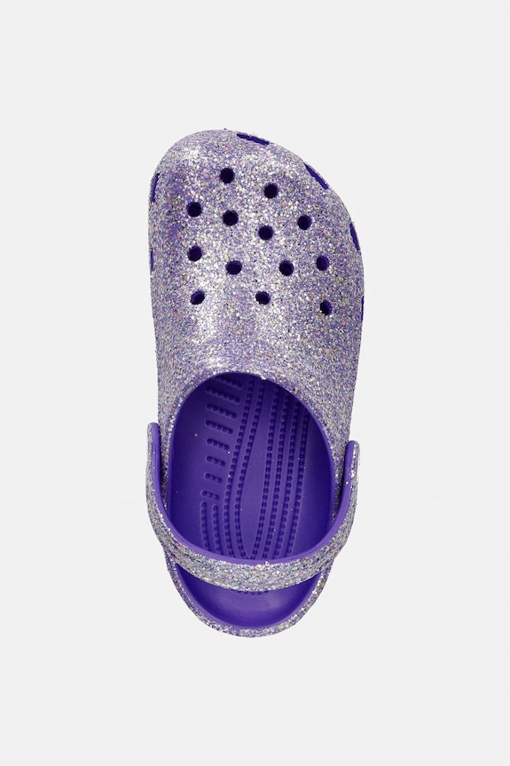 Crocs șlapi copii CLASSIC FANTASY GLITTER CLOG K violet 212561.CROCS.CLASSIC.FA