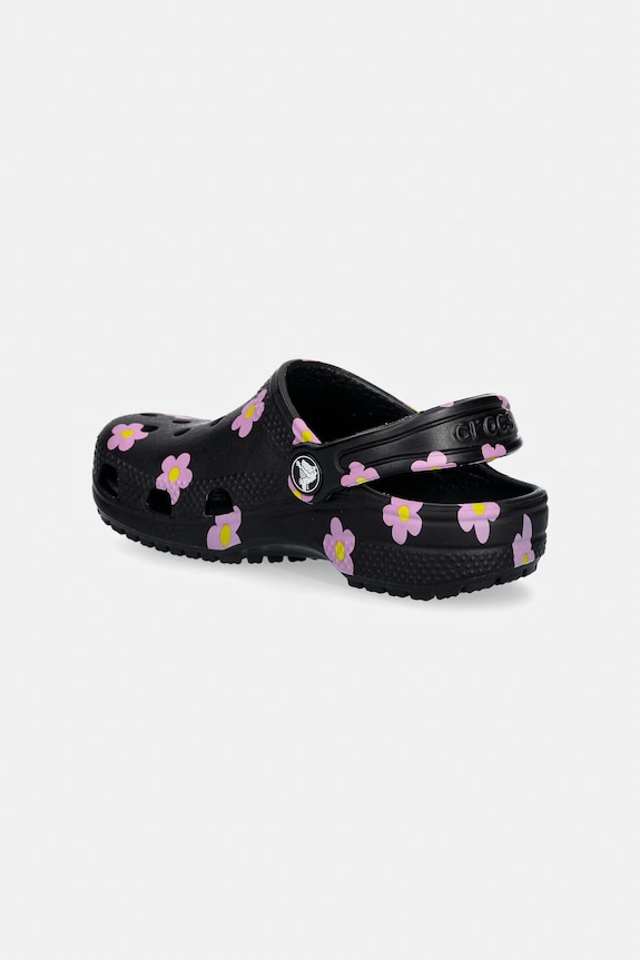 Κοριτσίστικα Παιδικά σανδάλια Crocs CROCSCLASSIC FLOWERR CLOG K 212670.CROCSCLASSIC.FLO μαύρο