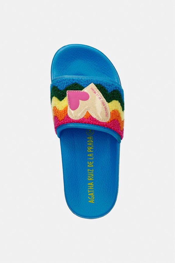 Agatha Ruiz de la Prada klapki dziecięce niebieski 262990