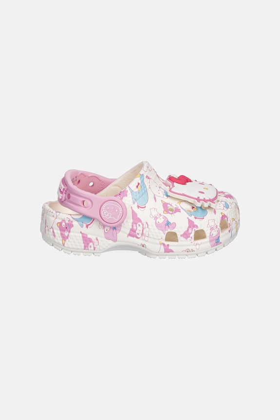 Crocs klapki dziecięce CLASSIC HKF PASTEL CLOG T 212686.CROCS.CLASSIC.HK beżowy SS26