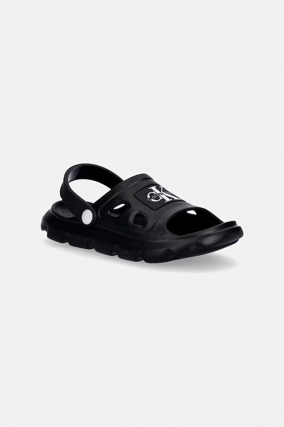 Detské šľapky Calvin Klein Jeans čierna V1XF.83326.30.35