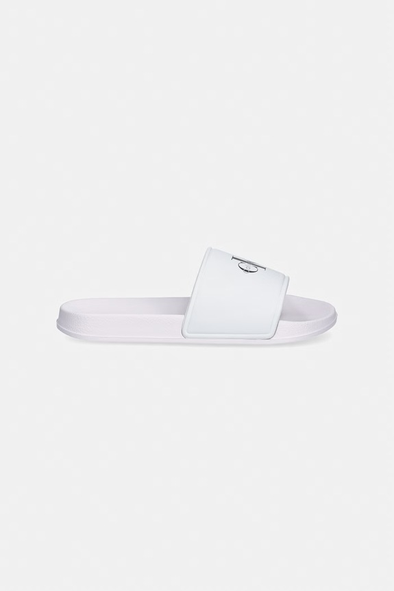 Calvin Klein Jeans klapki dziecięce V3X0.83333 biały SS26